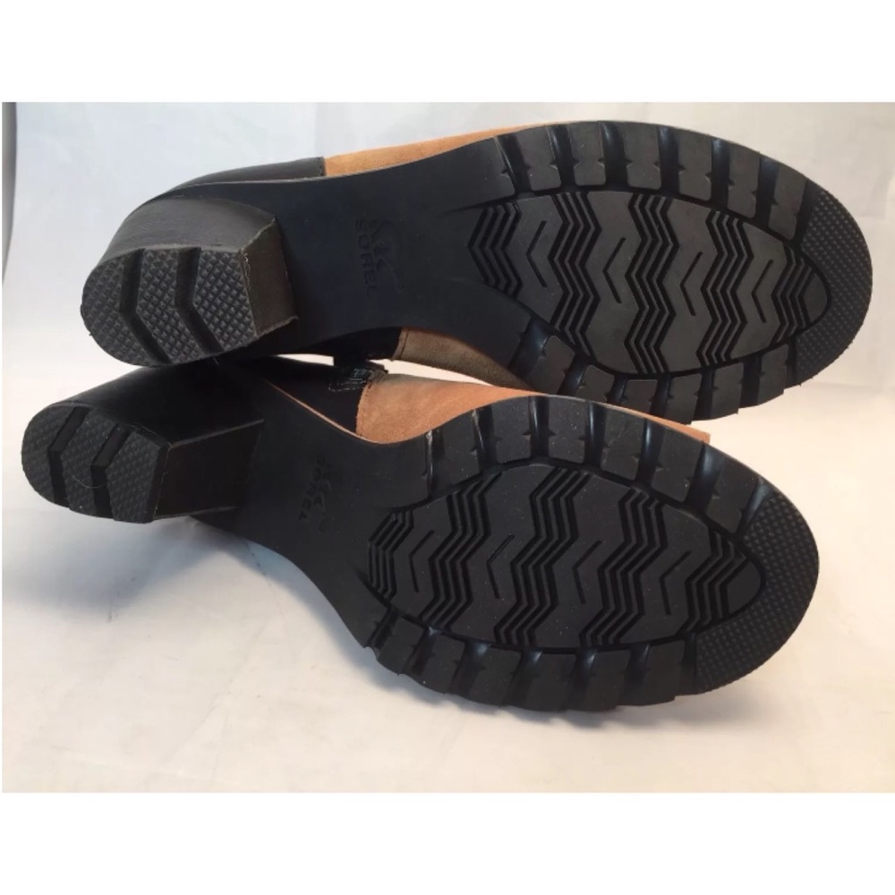 Sorel Nadia Leather Peep Toe Booties - Picture 8 of 8